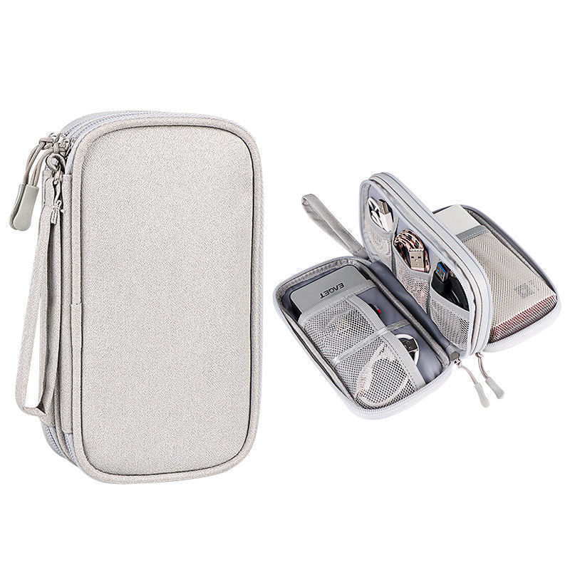 JMT-145354 Multifunctional Waterproof Storage Bag for Cables and Chargers - Portable Travel Organizer