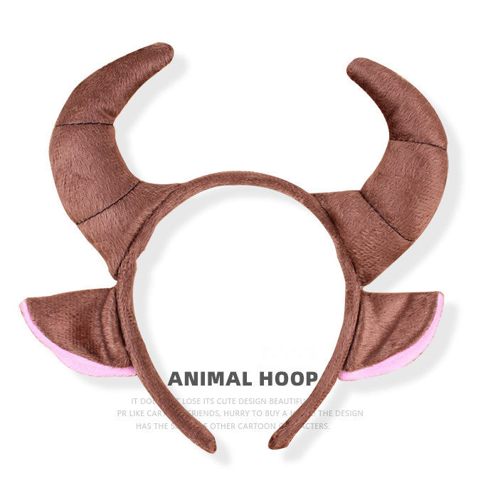 JMT-145802 Animal-Themed Plush Headband for Kids - Various Designs Available