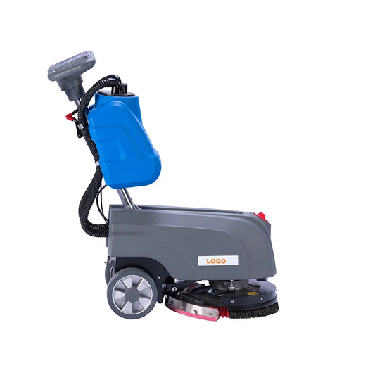 JMT-145930 Compact 24V Electric Walk-Behind Mini Floor Cleaning Machine for Shops and Burnishing