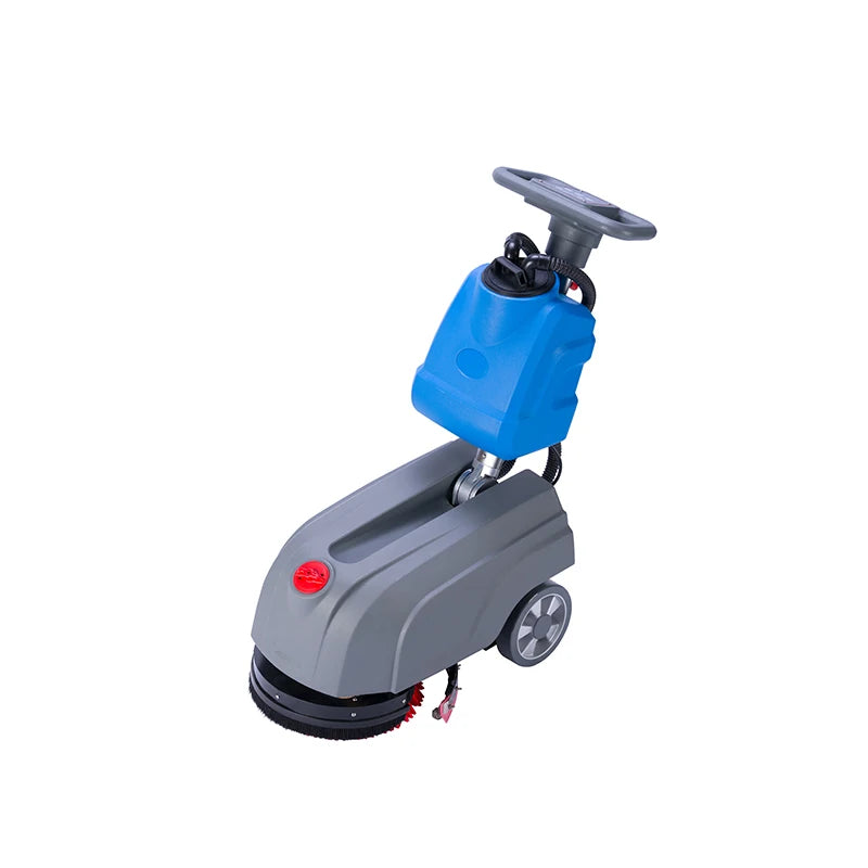 JMT-145930 Compact 24V Electric Walk-Behind Mini Floor Cleaning Machine for Shops and Burnishing