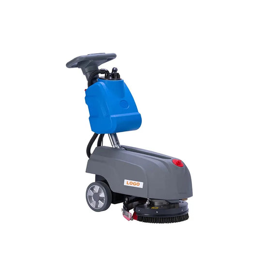 JMT-145930 Compact 24V Electric Walk-Behind Mini Floor Cleaning Machine for Shops and Burnishing