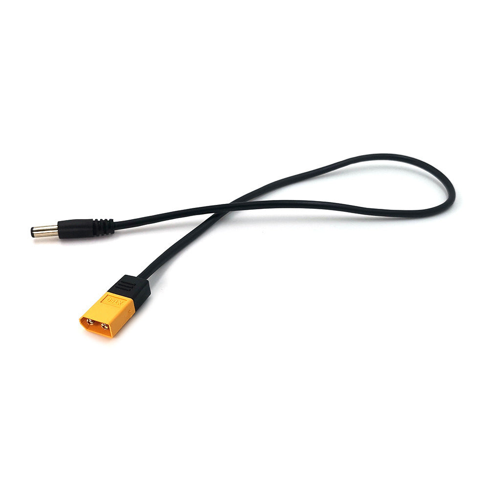 JMT-145994 XT60 to DC 5.5mm x 2.5mm Power Cord – 0.5m Dual Core 22 AWG Adapter Cable