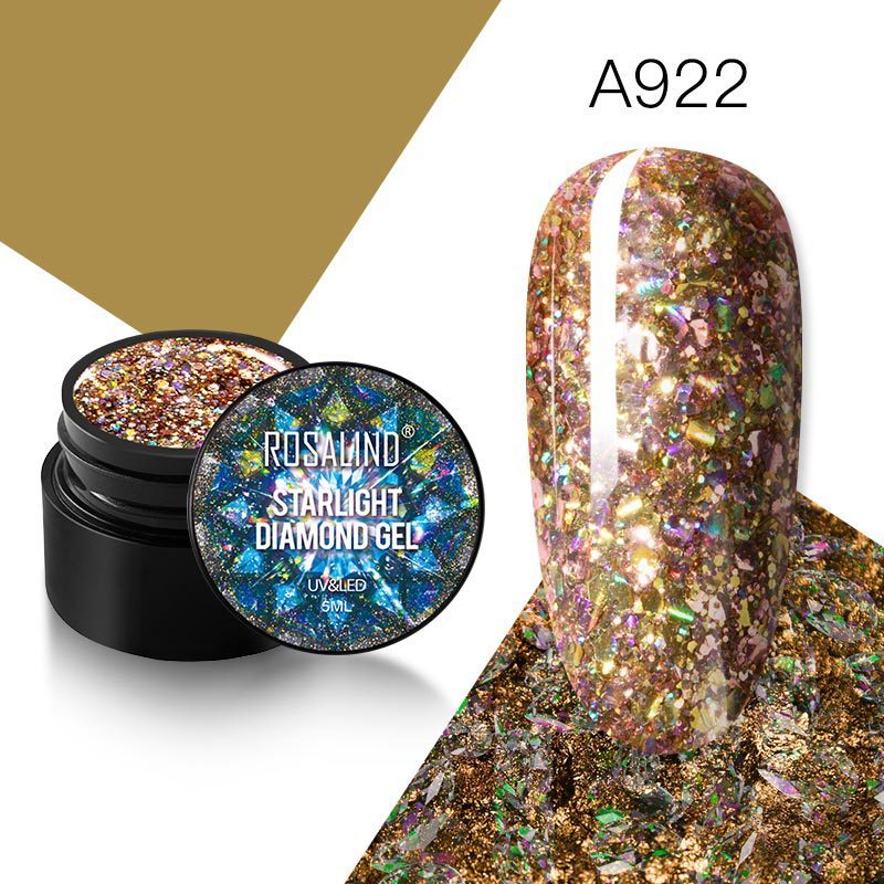 JMT-146122 Xingyao UV Gel Nail Polish with Seven-Color Sequins, 5ML Diamond Glue