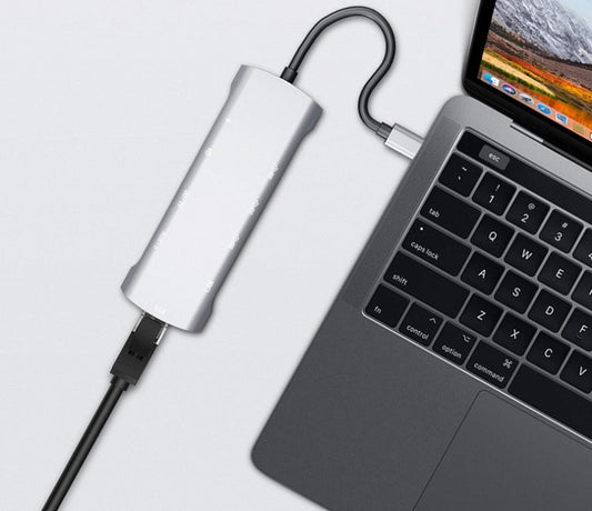 JMT-146314 4K USB-C Docking Station with HDMI and VGA Ports, Aluminum Alloy Shell, PD3.0 Fast Charge, 140mm Cable Length