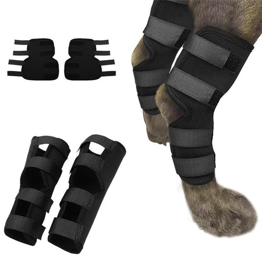 JMT-146442 Neoprene Elbow Support Bandage for Pets - Black Protective Recovery Gear