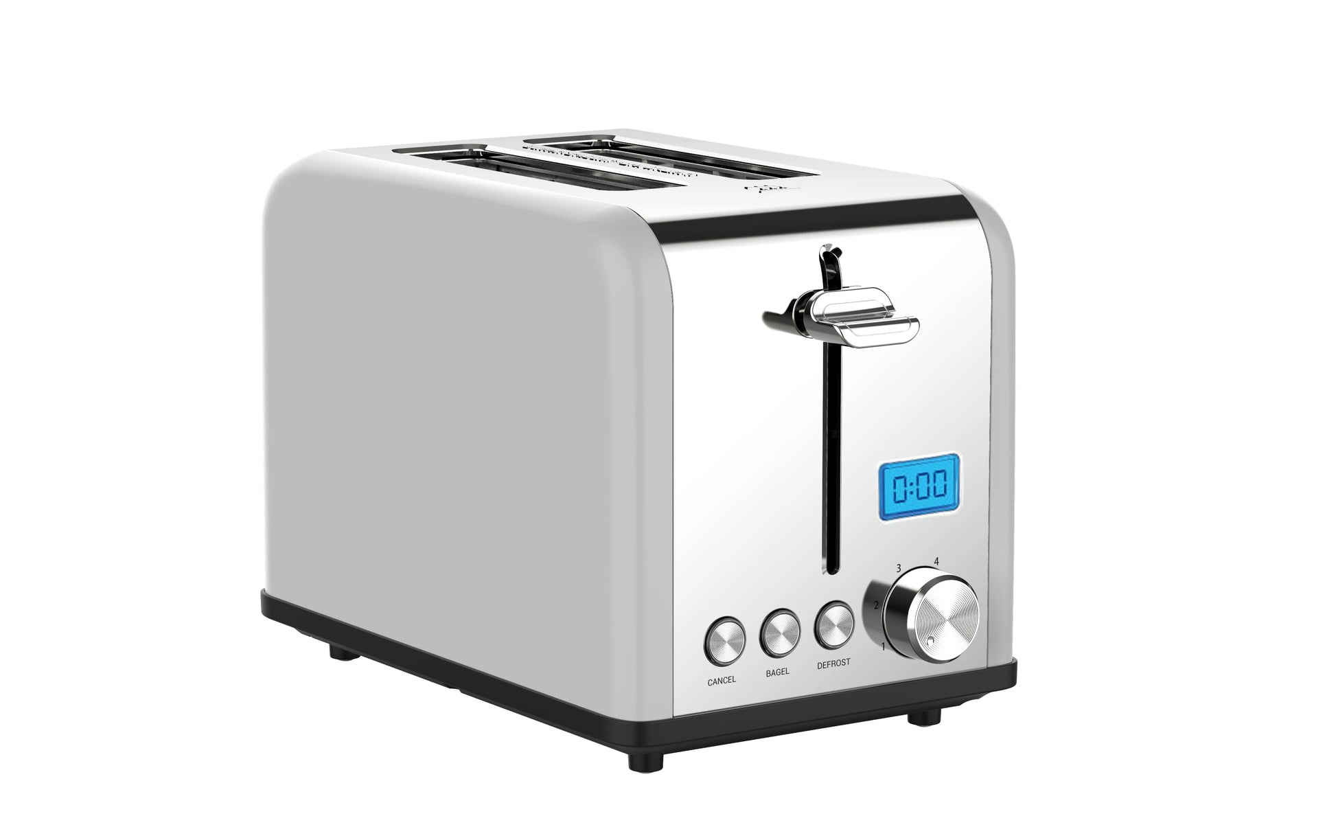 JMT-146634 Extra Wide Slot Bread Toaster with Reheat, Defrost, and Cancel Functions - 6-Level Browning Control, Retro Design