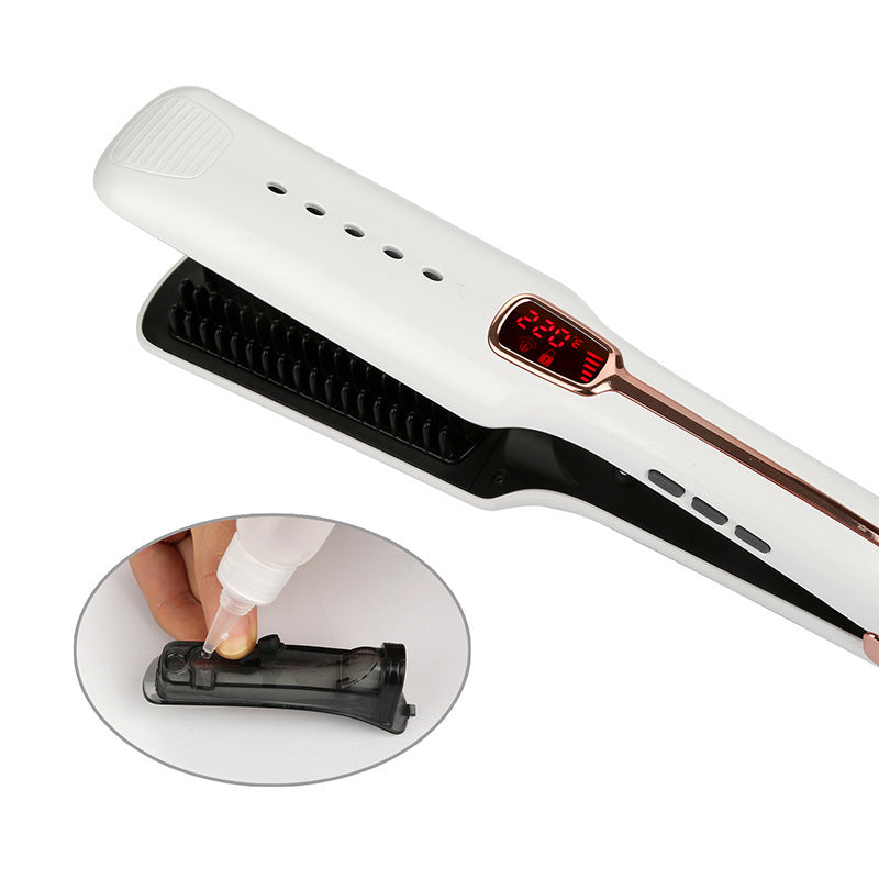 JMT-146954 Multifunctional Negative Ion Infrared Steam Hair Straightening Comb with Self-Locking Feature and Temperature Control