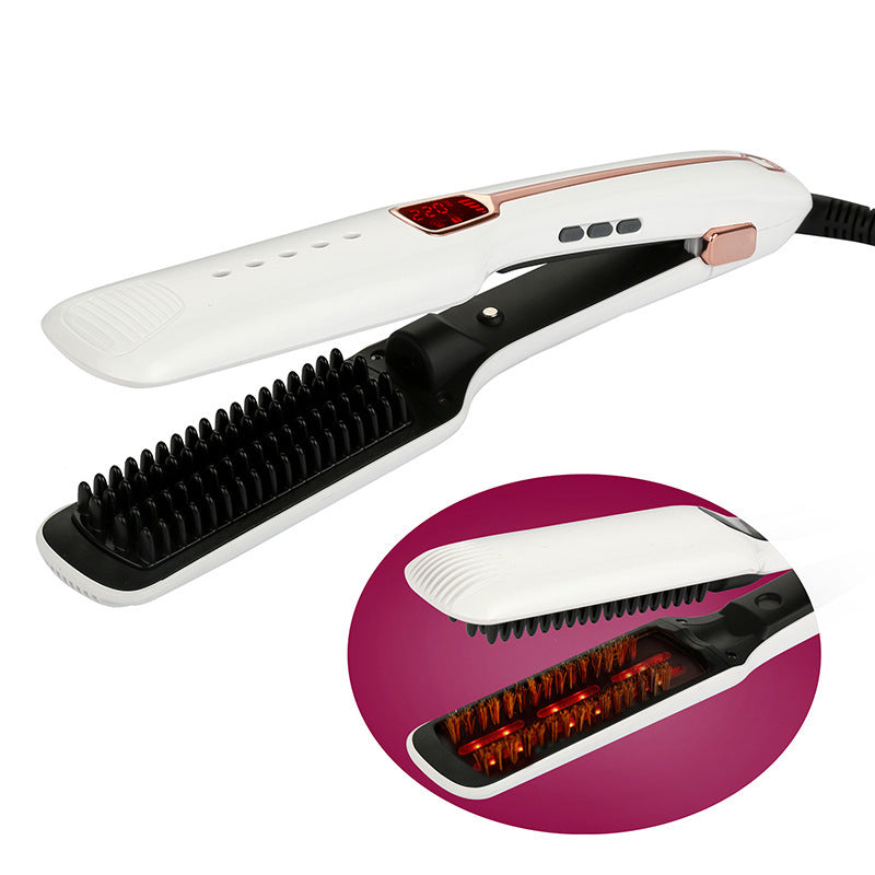 JMT-146954 Multifunctional Negative Ion Infrared Steam Hair Straightening Comb with Self-Locking Feature and Temperature Control