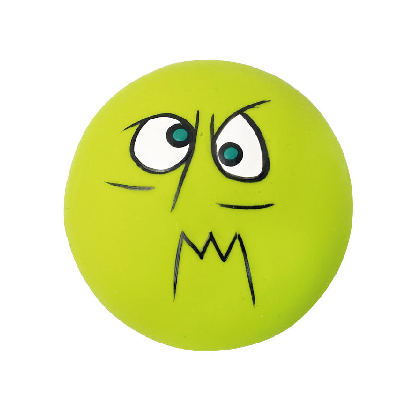 JMT-146954 Round Latex Dog Voice Toy in Vibrant Colors for Interactive Playtime