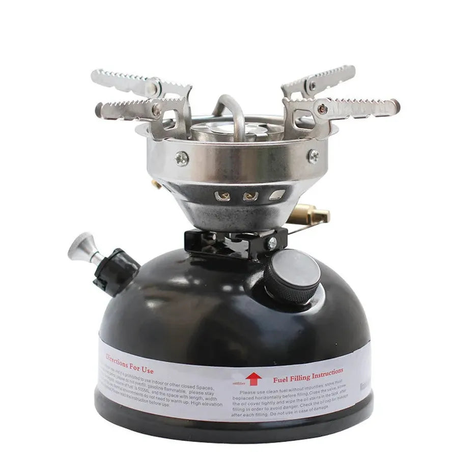 JMT-147018 Compact Multifunctional Outdoor Petrol and Alcohol Stove for Camping and Travel
