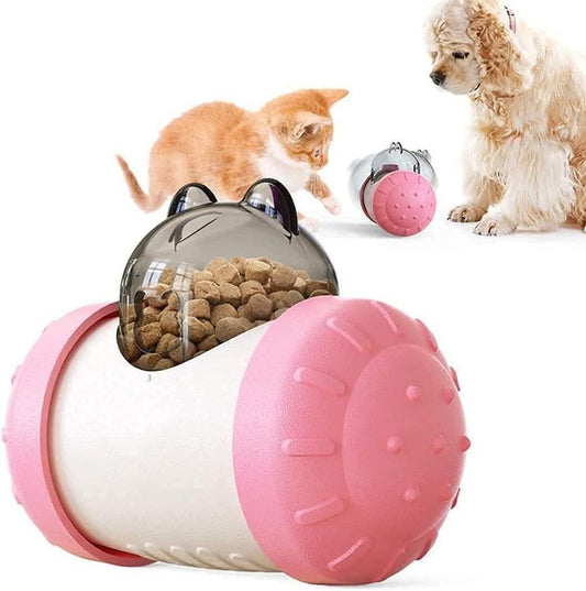 JMT-147274 Interactive Treat Dispensing Dog and Cat Toy - Fun Feeder for Enhanced Play and Slow Eating