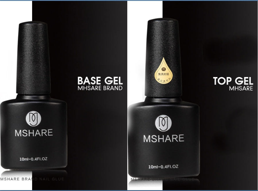 JMT-147274 Poly Gel Nail Kit - UV Builder Gel for Enhancement and Extension with Slip Solution - French Style Varnish Set