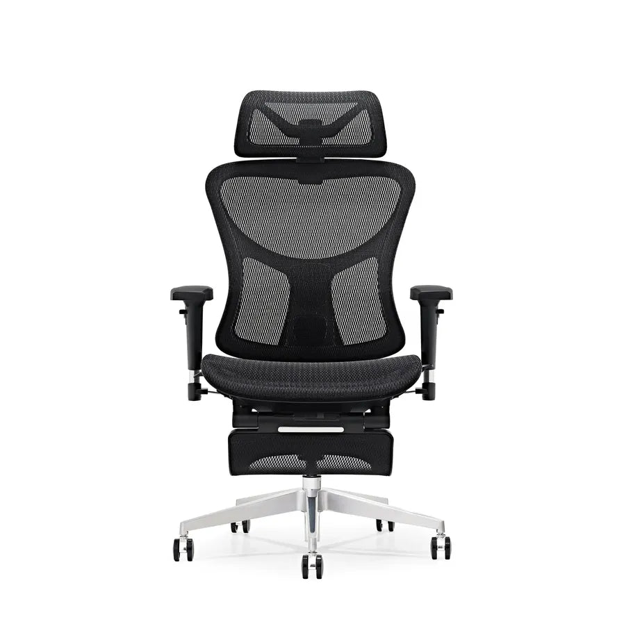 JMT-147722 Ergonomic Adjustable Swivel Office Chair with 3D Armrests and Footrest
