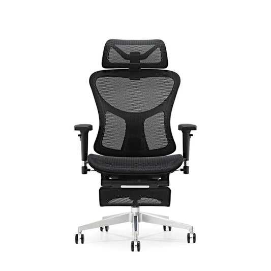 JMT-147722 Ergonomic Adjustable Swivel Office Chair with 3D Armrests and Footrest