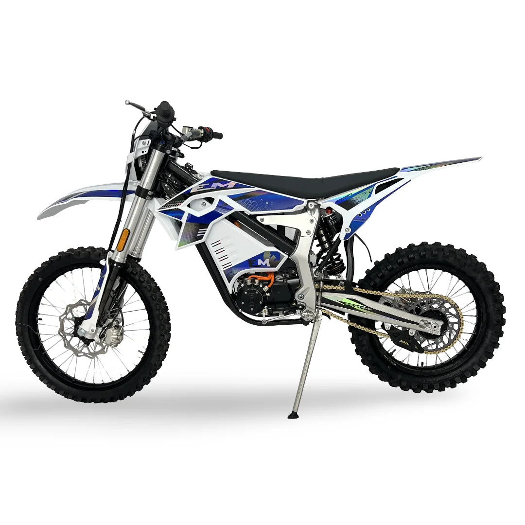 JMT-147722 High-Speed Electric Dirt Bike for Adults, 12000W Off-Road Motorbike, 72V 60Ah Battery , Top Speed 27.9 mph