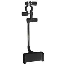 JMT-147978 Rotating Multifunctional Car Phone Holder for Rearview Mirror - Universal ABS Bracket in Black/White