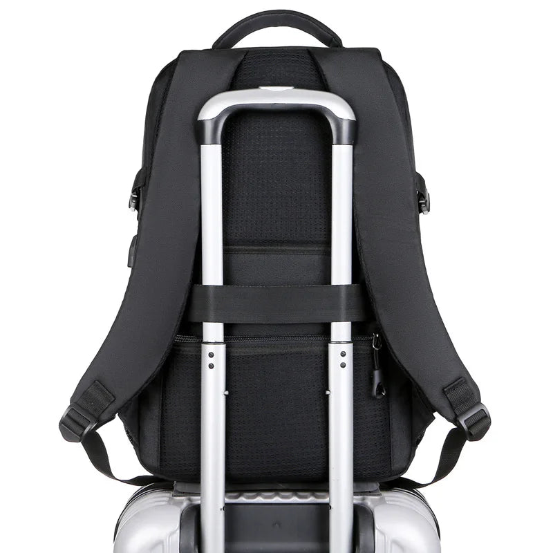 JMT-148298 15.6-Inch Waterproof Oxford Polyurethane Backpack for Daily Business and Travel