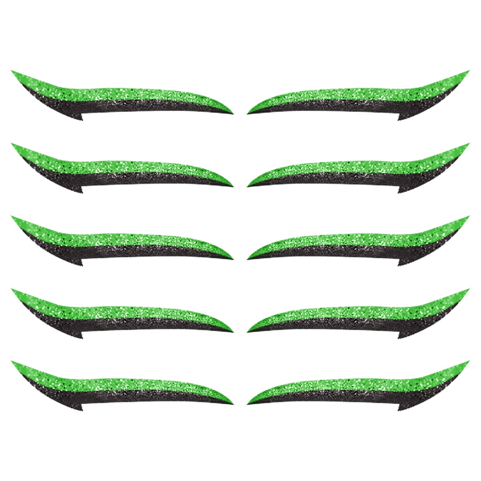 JMT-148554 Reusable Eyeliner Stickers in Multiple Colors – 10 Stickers per Pair, Various Designs Available