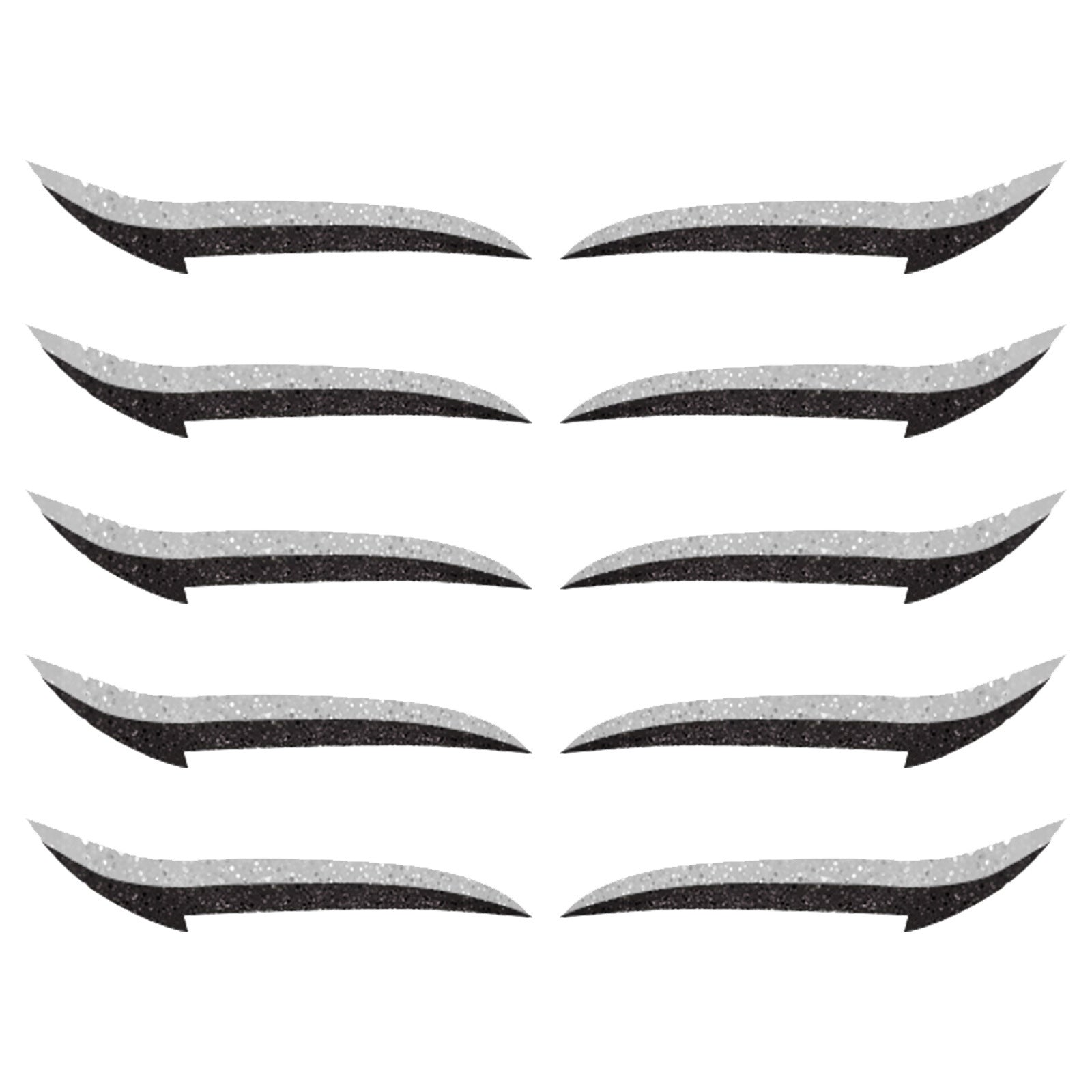 JMT-148554 Reusable Eyeliner Stickers in Multiple Colors – 10 Stickers per Pair, Various Designs Available