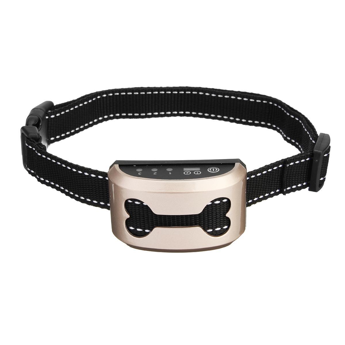 JMT-148938 Ultrasonic Adjustable Dog Bark Control Collar with USB Rechargeable Battery