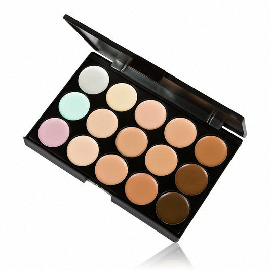 JMT-149706 15-Color Concealer Palette for Flawless Makeup Application, 110g