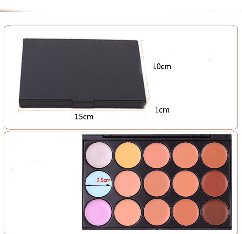 JMT-149706 15-Color Concealer Palette for Flawless Makeup Application, 110g