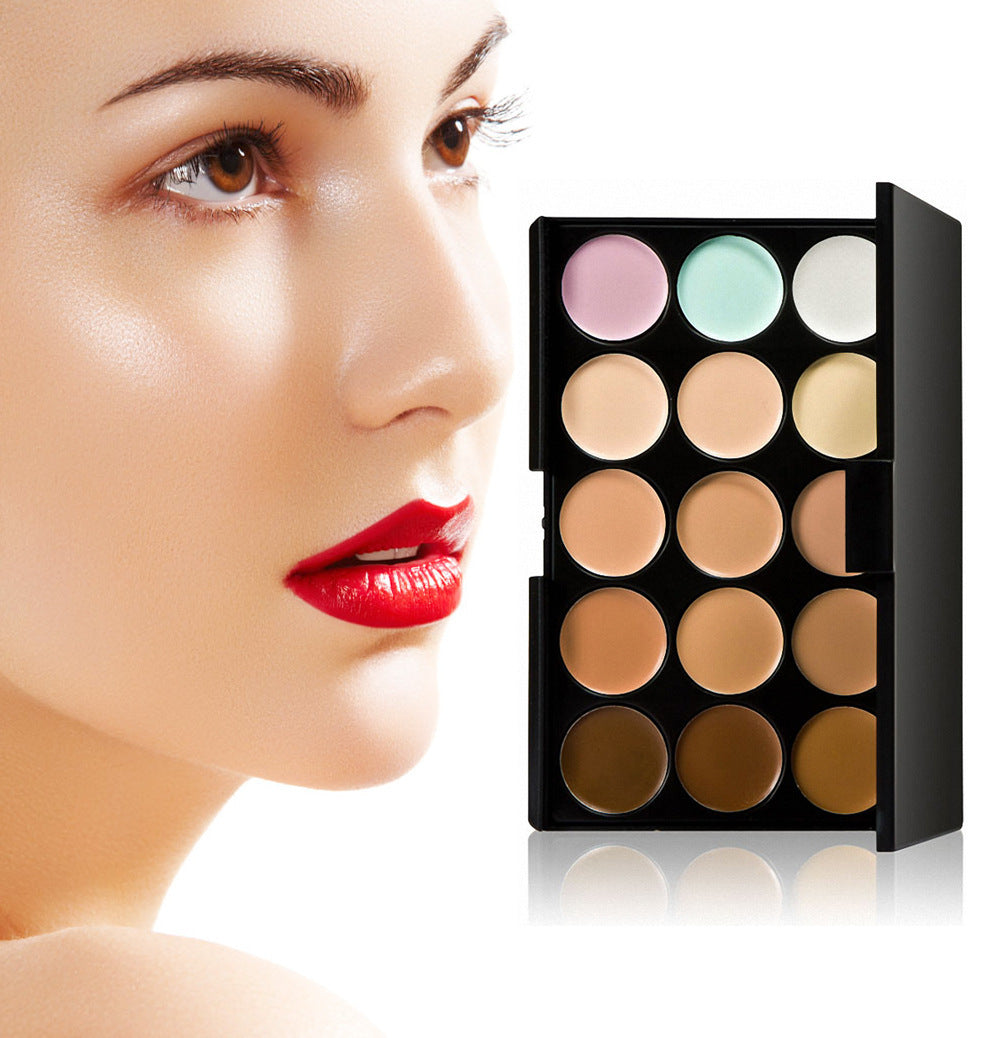JMT-149706 15-Color Concealer Palette for Flawless Makeup Application, 110g