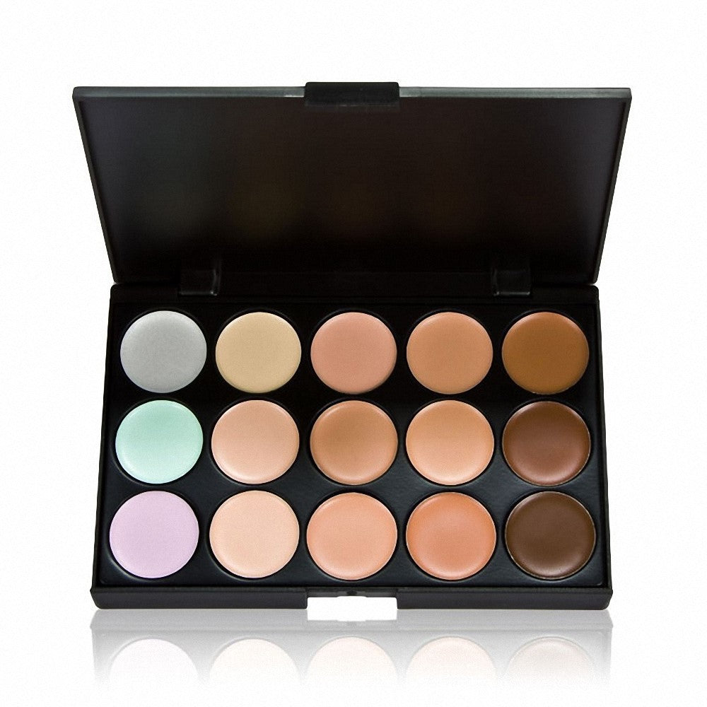 JMT-149706 15-Color Concealer Palette for Flawless Makeup Application, 110g