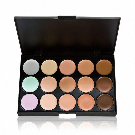 JMT-149706 15-Color Concealer Palette for Flawless Makeup Application, 110g
