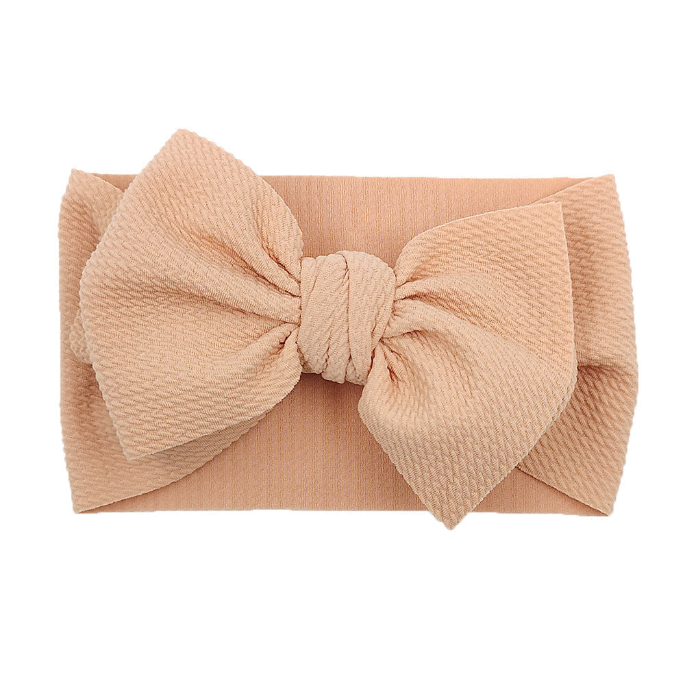 JMT-149962 Plaid Bowknot Headband with Big Butterfly Design
