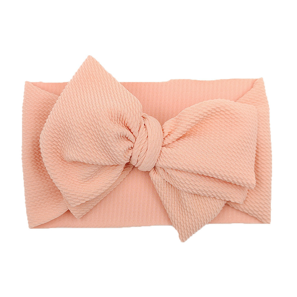 JMT-149962 Plaid Bowknot Headband with Big Butterfly Design