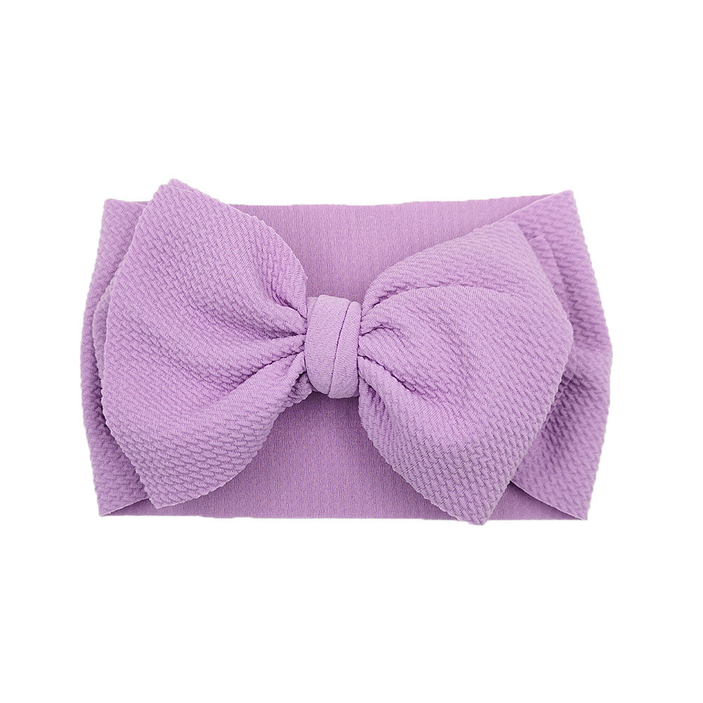 JMT-149962 Plaid Bowknot Headband with Big Butterfly Design