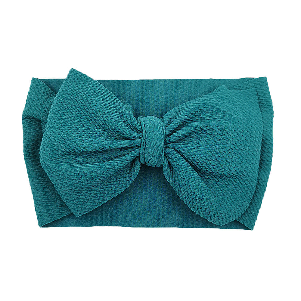 JMT-149962 Plaid Bowknot Headband with Big Butterfly Design