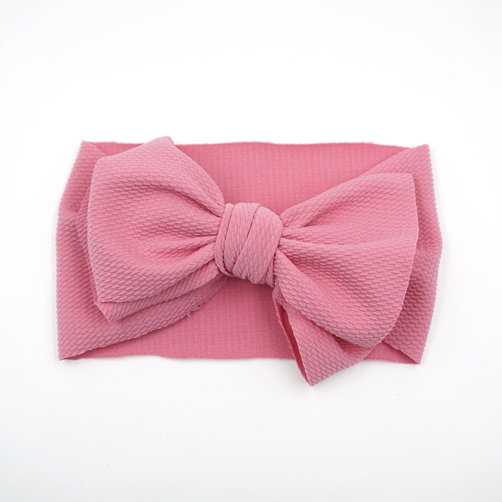 JMT-149962 Plaid Bowknot Headband with Big Butterfly Design