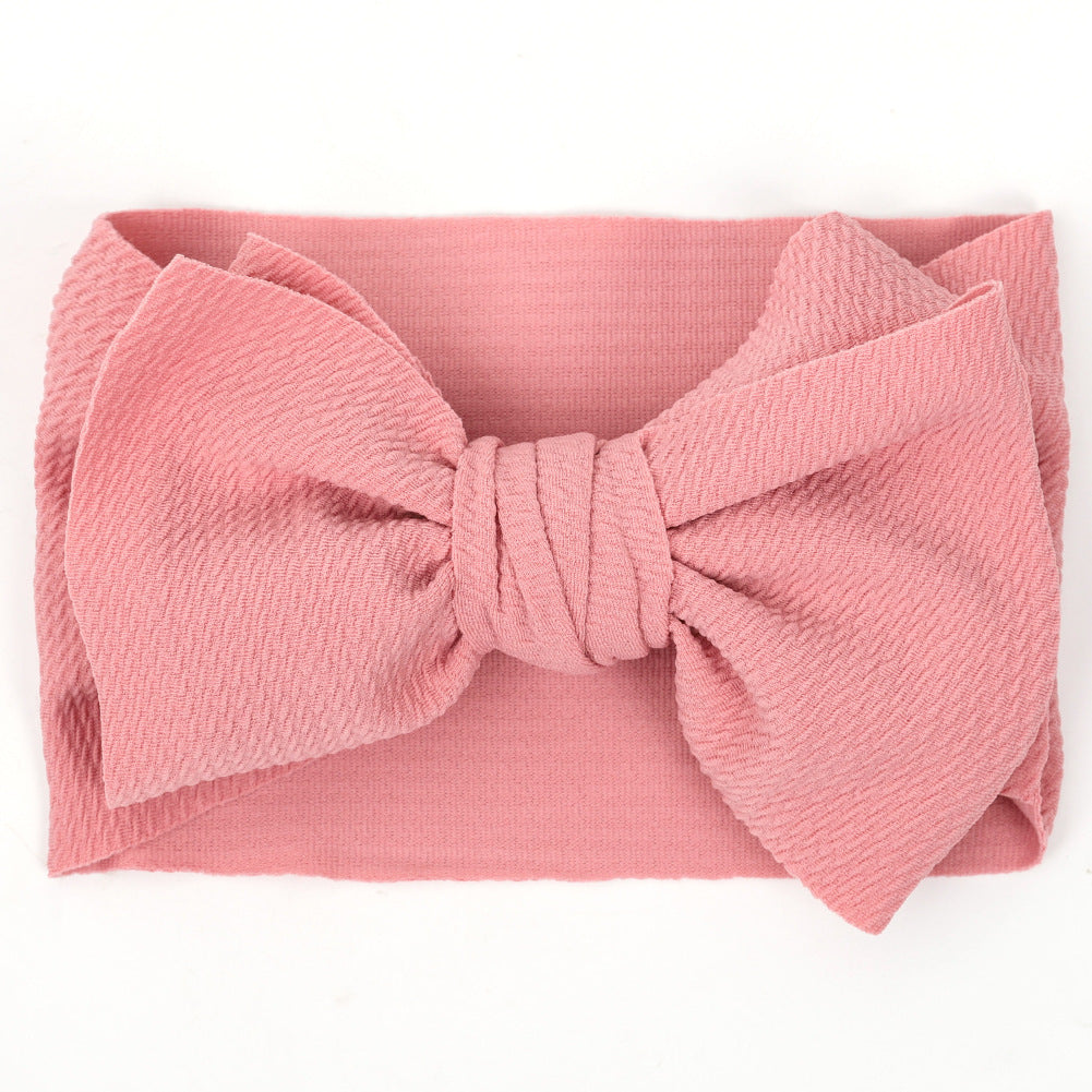 JMT-149962 Plaid Bowknot Headband with Big Butterfly Design