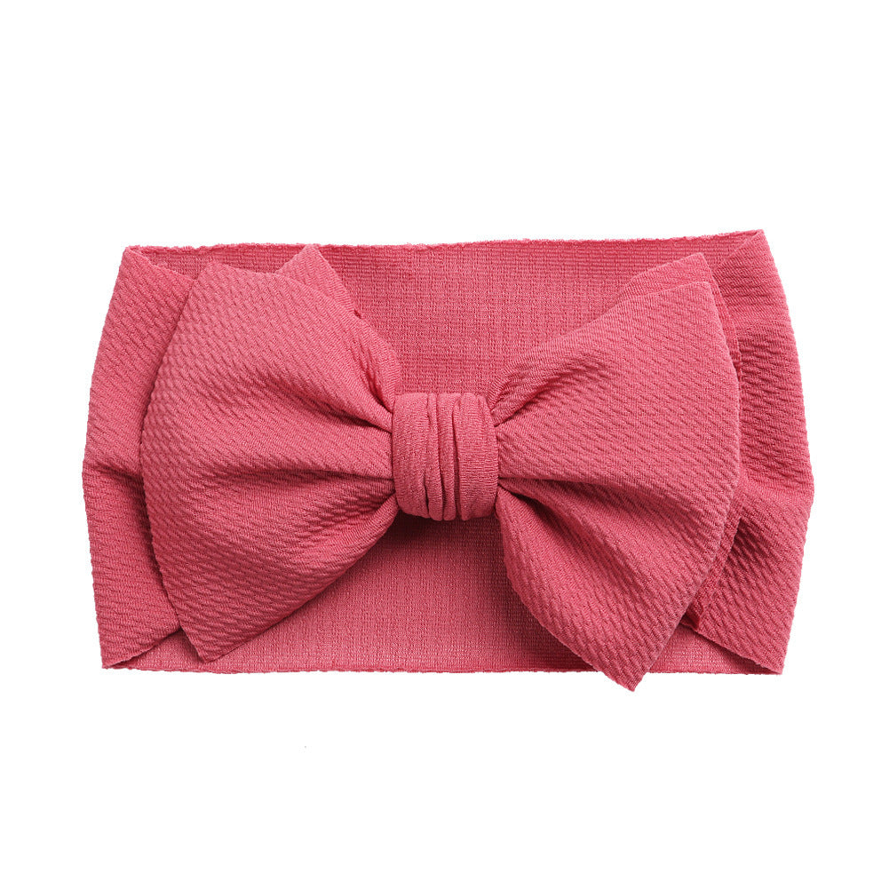 JMT-149962 Plaid Bowknot Headband with Big Butterfly Design