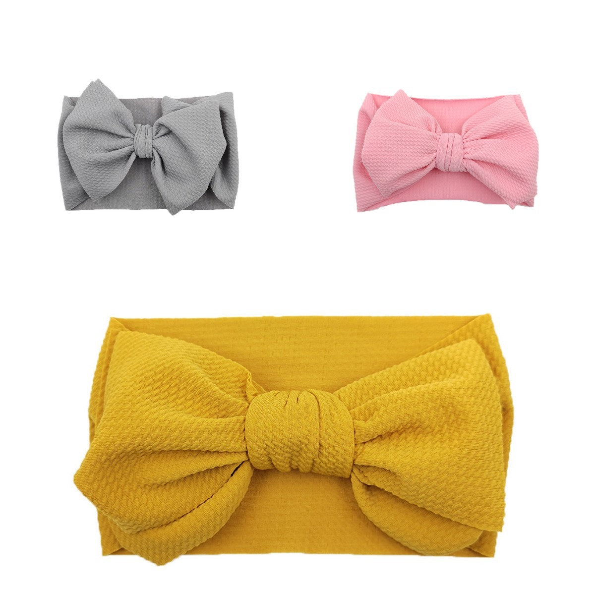 JMT-149962 Plaid Bowknot Headband with Big Butterfly Design