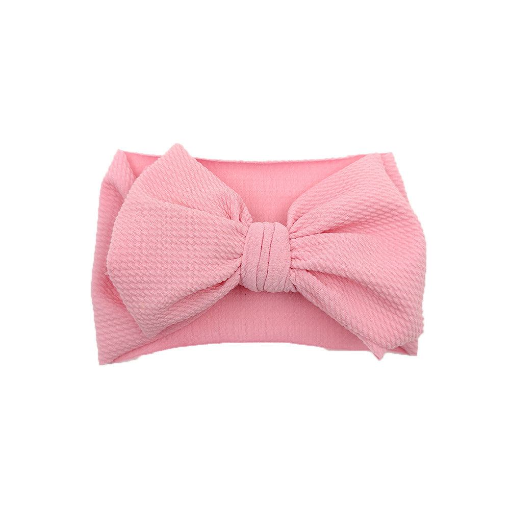 JMT-149962 Plaid Bowknot Headband with Big Butterfly Design