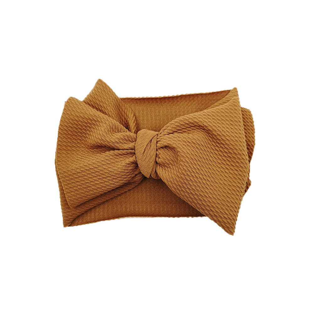 JMT-149962 Plaid Bowknot Headband with Big Butterfly Design