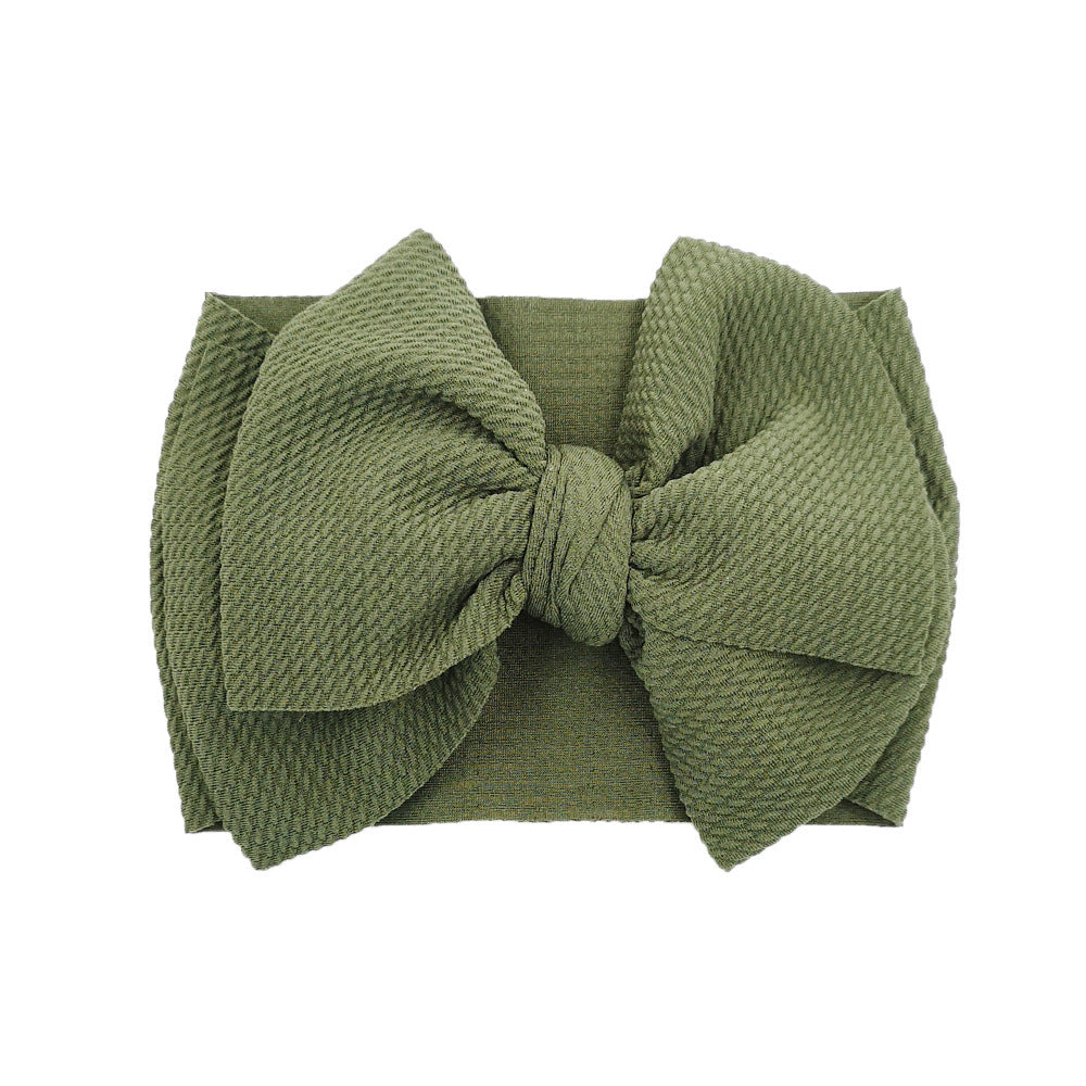 JMT-149962 Plaid Bowknot Headband with Big Butterfly Design