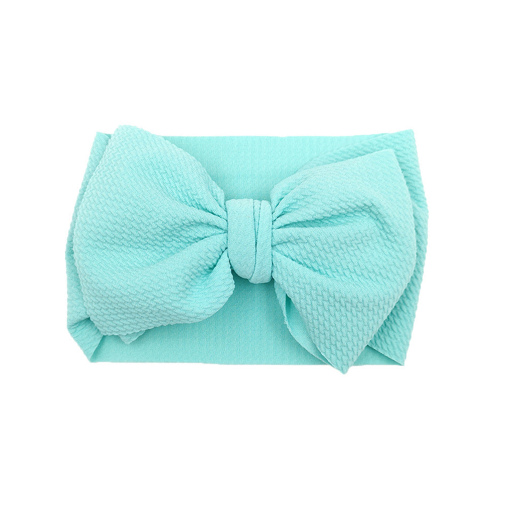 JMT-149962 Plaid Bowknot Headband with Big Butterfly Design