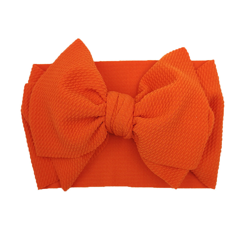 JMT-149962 Plaid Bowknot Headband with Big Butterfly Design