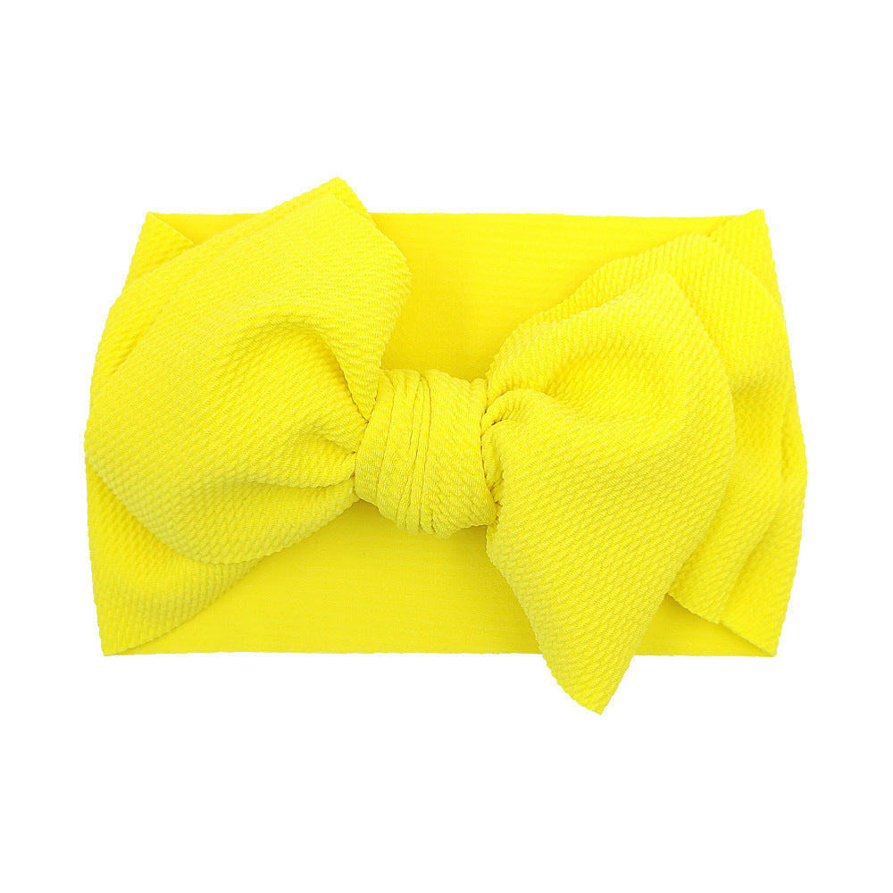 JMT-149962 Plaid Bowknot Headband with Big Butterfly Design