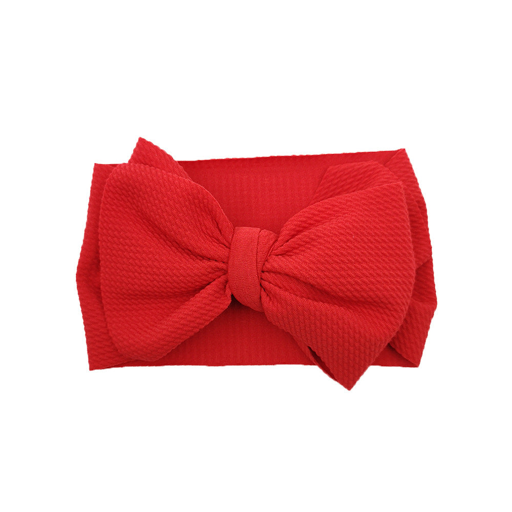 JMT-149962 Plaid Bowknot Headband with Big Butterfly Design