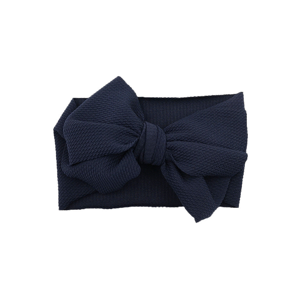 JMT-149962 Plaid Bowknot Headband with Big Butterfly Design