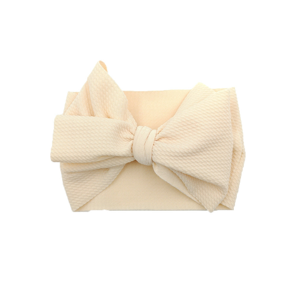 JMT-149962 Plaid Bowknot Headband with Big Butterfly Design