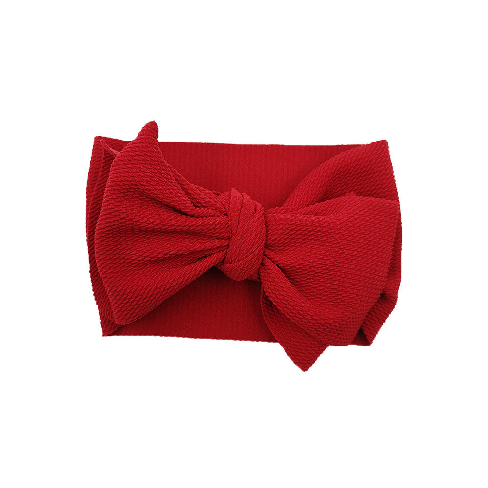 JMT-149962 Plaid Bowknot Headband with Big Butterfly Design