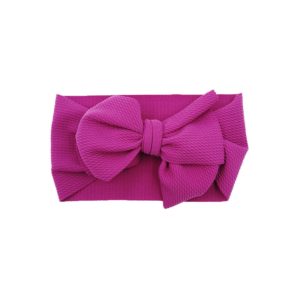 JMT-149962 Plaid Bowknot Headband with Big Butterfly Design