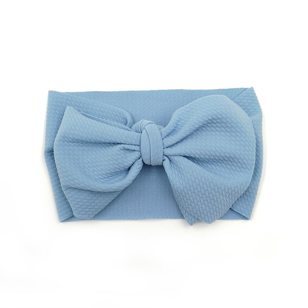 JMT-149962 Plaid Bowknot Headband with Big Butterfly Design