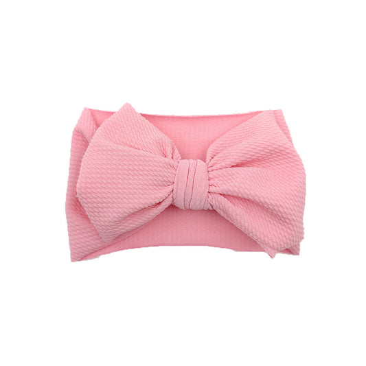 JMT-149962 Plaid Bowknot Headband with Big Butterfly Design